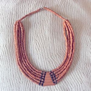 Clay bead necklace